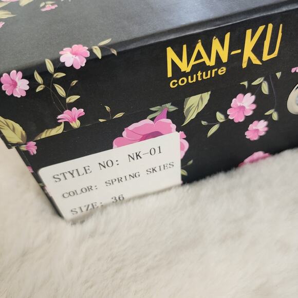 NEW Nan-Ku Couture Free People Cruise Studded Spring Skies High Top Sneaker - Picture 5 of 12